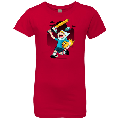 T-Shirts Red / YXS Yeahdventure Girls Premium T-Shirt