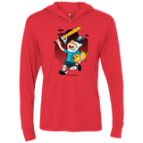 Yeahdventure Triblend Long Sleeve Hoodie Tee