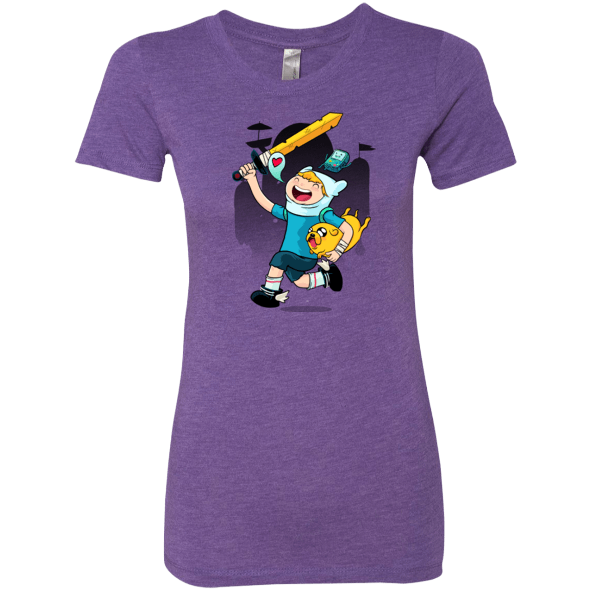 T-Shirts Purple Rush / Small Yeahdventure Women's Triblend T-Shirt