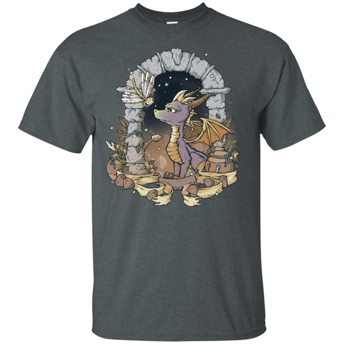 T-Shirts Dark Heather / S Year of the Dragon T-Shirt