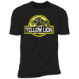 T-Shirts Black / X-Small Yellow Lion Men's Premium T-Shirt