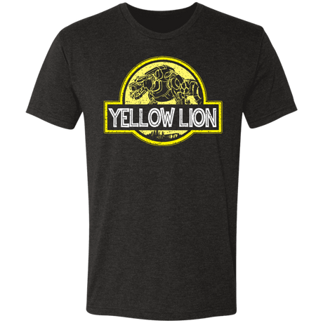 T-Shirts Vintage Black / S Yellow Lion Men's Triblend T-Shirt