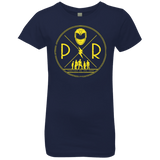 T-Shirts Midnight Navy / YXS Yellow Power Girls Premium T-Shirt