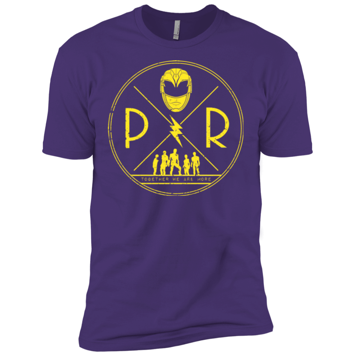 T-Shirts Purple / X-Small Yellow Power Men's Premium T-Shirt