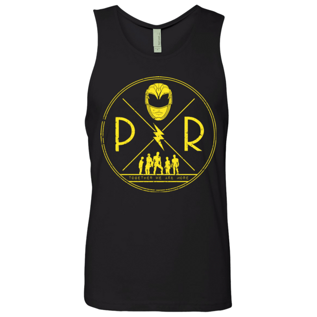 T-Shirts Black / Small Yellow Power Men's Premium Tank Top