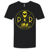 T-Shirts Black / X-Small Yellow Power Men's Premium V-Neck