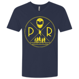 T-Shirts Midnight Navy / X-Small Yellow Power Men's Premium V-Neck