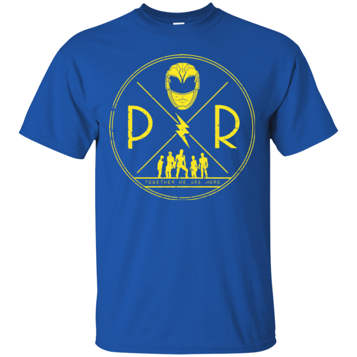 T-Shirts Royal / Small Yellow Power T-Shirt