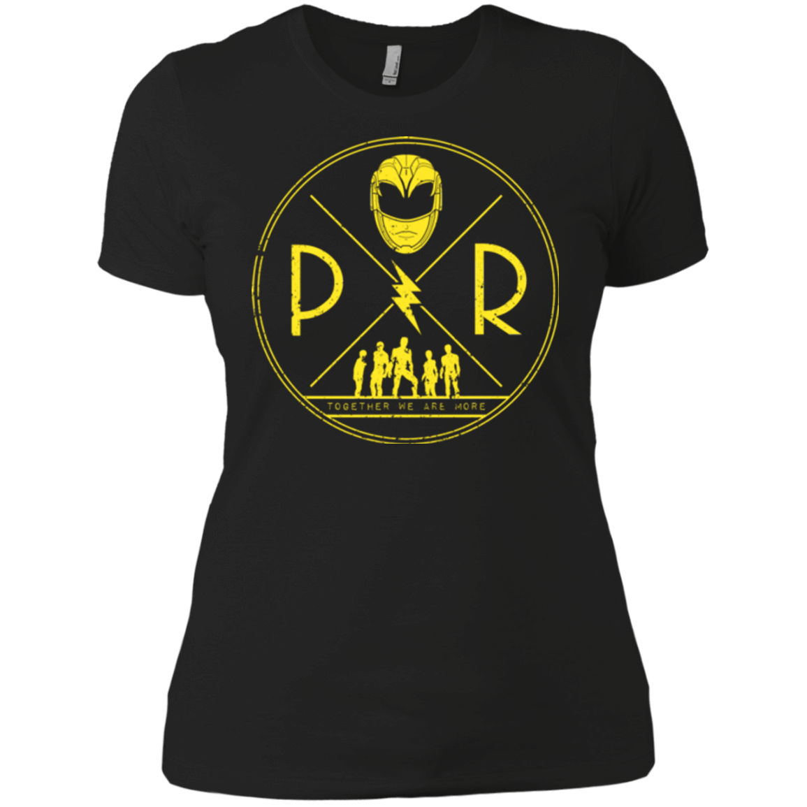 T-Shirts Black / X-Small Yellow Power Women's Premium T-Shirt