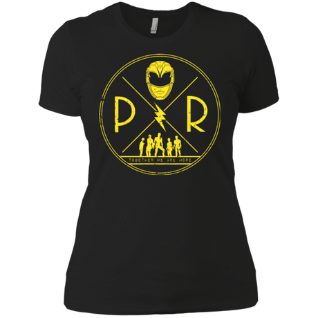 T-Shirts Black / X-Small Yellow Power Women's Premium T-Shirt