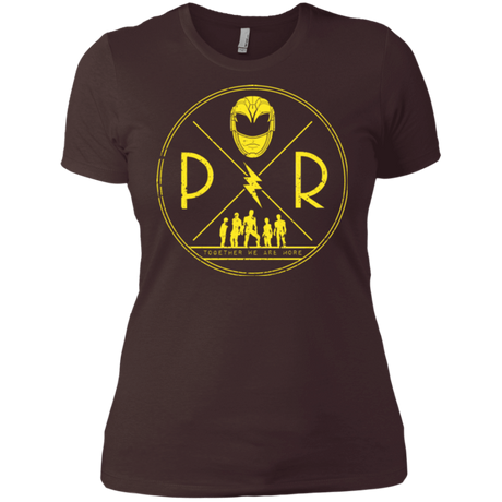 T-Shirts Dark Chocolate / X-Small Yellow Power Women's Premium T-Shirt