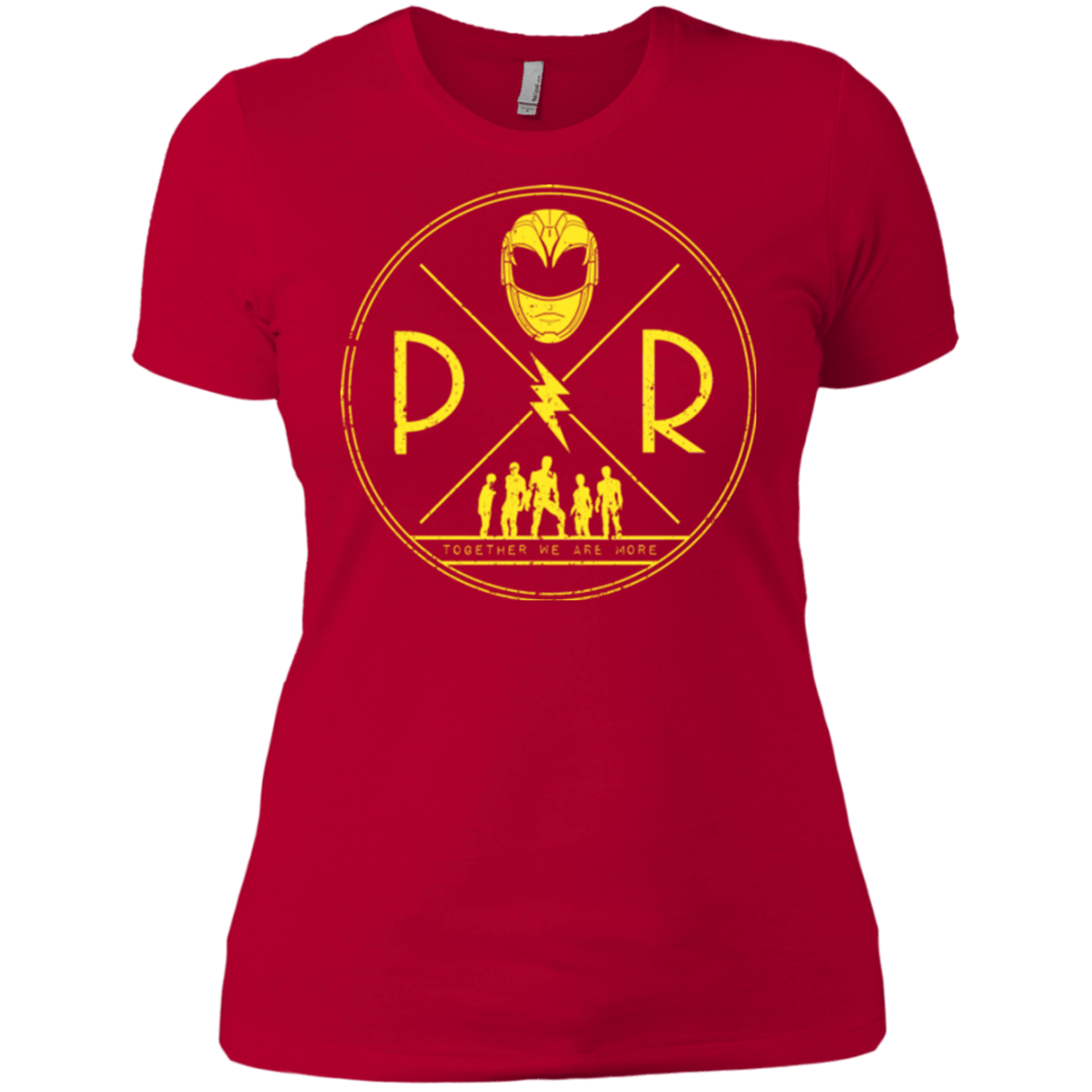 T-Shirts Red / X-Small Yellow Power Women's Premium T-Shirt