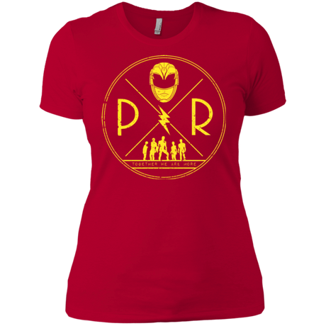 T-Shirts Red / X-Small Yellow Power Women's Premium T-Shirt