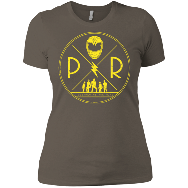 T-Shirts Warm Grey / X-Small Yellow Power Women's Premium T-Shirt