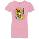 T-Shirts Light Pink / YXS Yellow Ranger Artwork Girls Premium T-Shirt