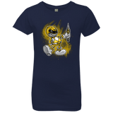 T-Shirts Midnight Navy / YXS Yellow Ranger Artwork Girls Premium T-Shirt