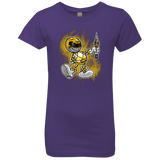 T-Shirts Purple Rush / YXS Yellow Ranger Artwork Girls Premium T-Shirt