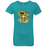 T-Shirts Tahiti Blue / YXS Yellow Ranger Artwork Girls Premium T-Shirt