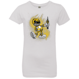 T-Shirts White / YXS Yellow Ranger Artwork Girls Premium T-Shirt