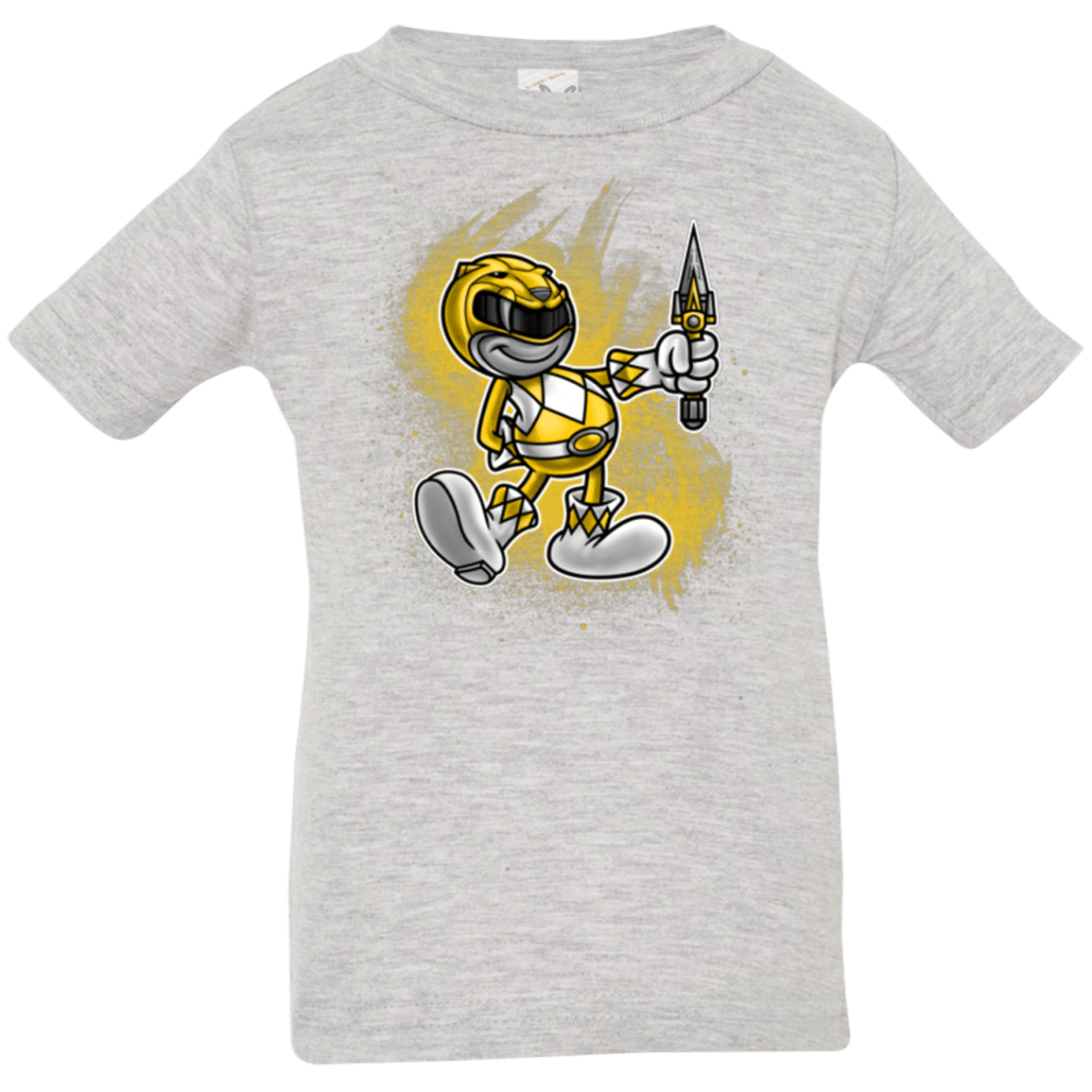 T-Shirts Heather / 6 Months Yellow Ranger Artwork Infant PremiumT-Shirt