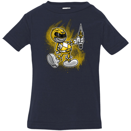 T-Shirts Navy / 6 Months Yellow Ranger Artwork Infant PremiumT-Shirt