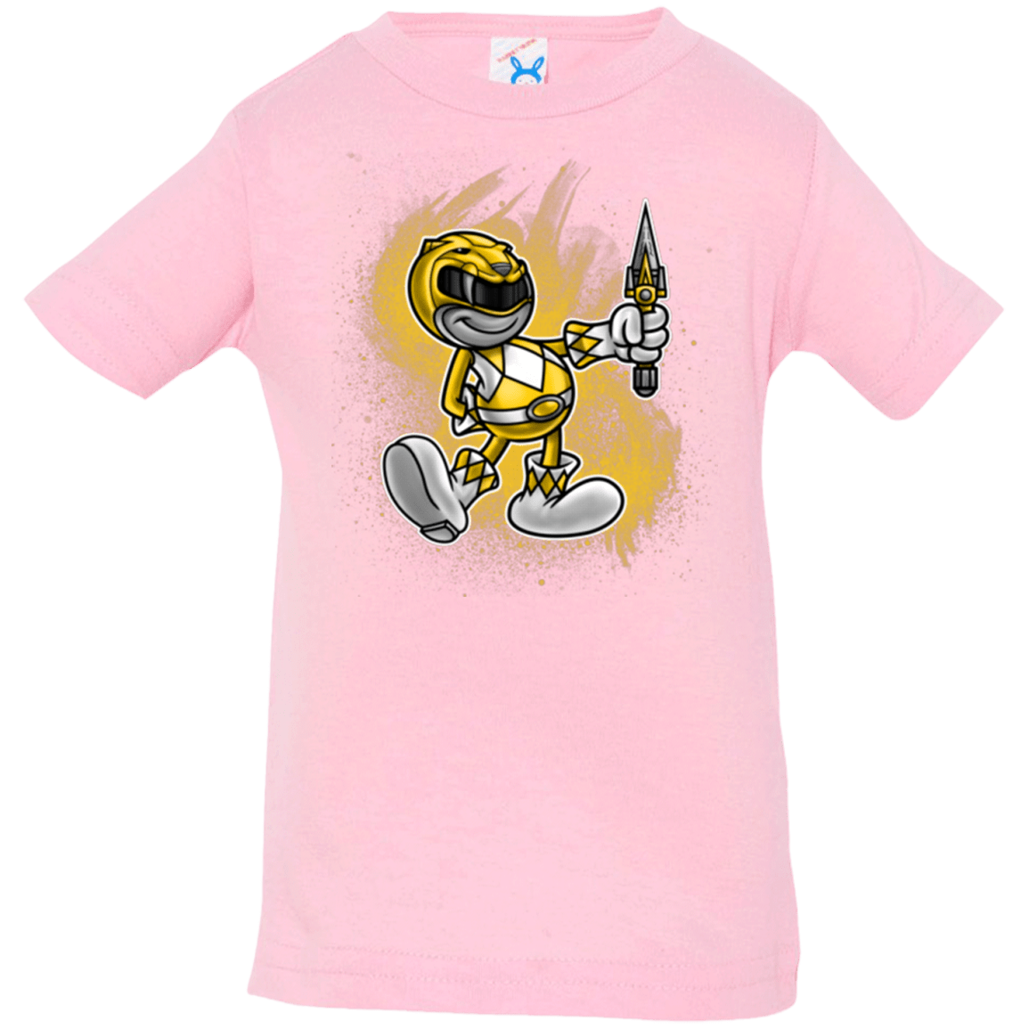 T-Shirts Pink / 6 Months Yellow Ranger Artwork Infant PremiumT-Shirt