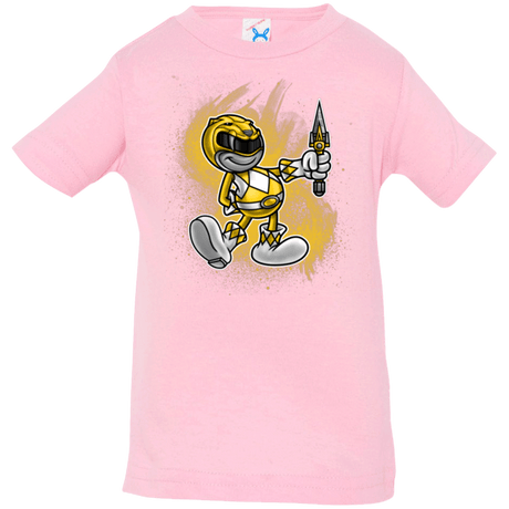 T-Shirts Pink / 6 Months Yellow Ranger Artwork Infant PremiumT-Shirt