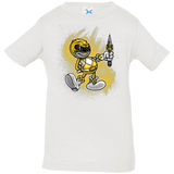 T-Shirts White / 6 Months Yellow Ranger Artwork Infant PremiumT-Shirt