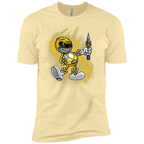 T-Shirts Banana Cream / X-Small Yellow Ranger Artwork Men's Premium T-Shirt