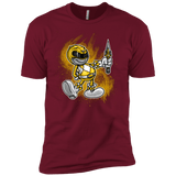 T-Shirts Cardinal / X-Small Yellow Ranger Artwork Men's Premium T-Shirt