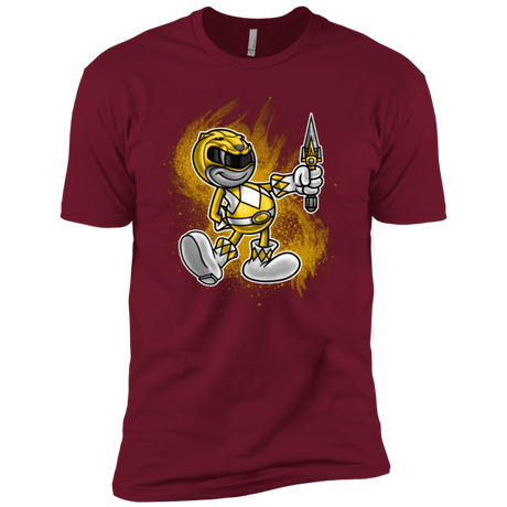 T-Shirts Cardinal / X-Small Yellow Ranger Artwork Men's Premium T-Shirt