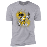 T-Shirts Heather Grey / X-Small Yellow Ranger Artwork Men's Premium T-Shirt