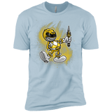 T-Shirts Light Blue / X-Small Yellow Ranger Artwork Men's Premium T-Shirt