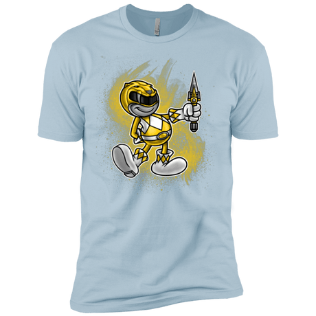 T-Shirts Light Blue / X-Small Yellow Ranger Artwork Men's Premium T-Shirt