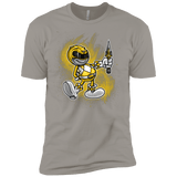 T-Shirts Light Grey / X-Small Yellow Ranger Artwork Men's Premium T-Shirt