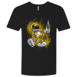 T-Shirts Black / X-Small Yellow Ranger Artwork Men's Premium V-Neck