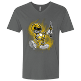 T-Shirts Heavy Metal / X-Small Yellow Ranger Artwork Men's Premium V-Neck