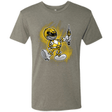 T-Shirts Venetian Grey / Small Yellow Ranger Artwork Men's Triblend T-Shirt