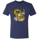 T-Shirts Vintage Navy / Small Yellow Ranger Artwork Men's Triblend T-Shirt