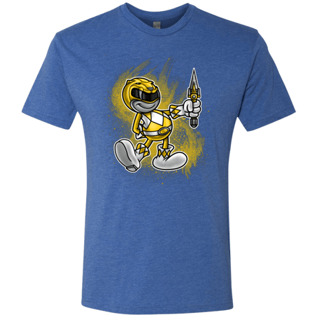 T-Shirts Vintage Royal / Small Yellow Ranger Artwork Men's Triblend T-Shirt