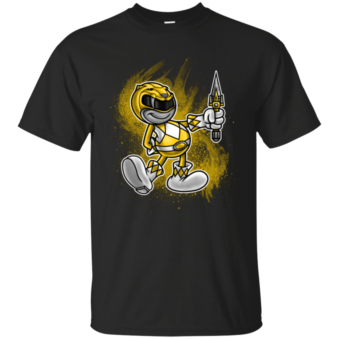T-Shirts Black / Small Yellow Ranger Artwork T-Shirt