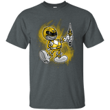 T-Shirts Dark Heather / Small Yellow Ranger Artwork T-Shirt