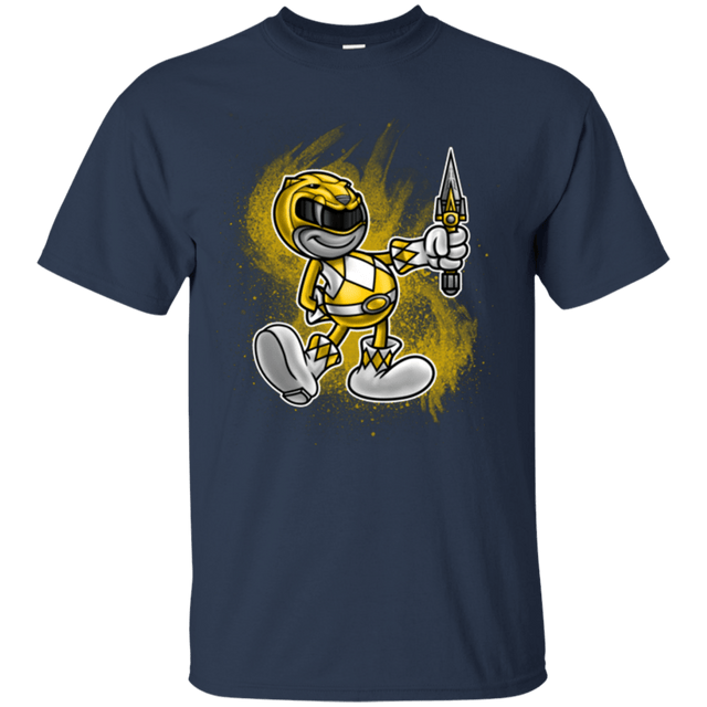T-Shirts Navy / Small Yellow Ranger Artwork T-Shirt