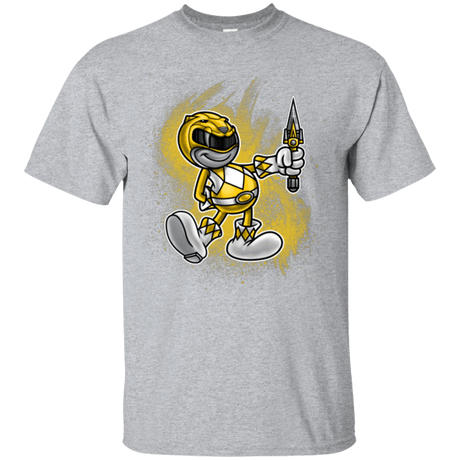 T-Shirts Sport Grey / Small Yellow Ranger Artwork T-Shirt