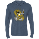 T-Shirts Indigo / X-Small Yellow Ranger Artwork Triblend Long Sleeve Hoodie Tee