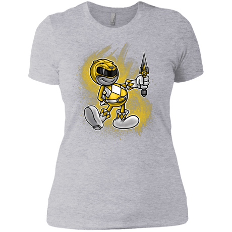 T-Shirts Heather Grey / X-Small Yellow Ranger Artwork Women's Premium T-Shirt