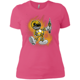 T-Shirts Hot Pink / X-Small Yellow Ranger Artwork Women's Premium T-Shirt