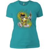 T-Shirts Tahiti Blue / X-Small Yellow Ranger Artwork Women's Premium T-Shirt