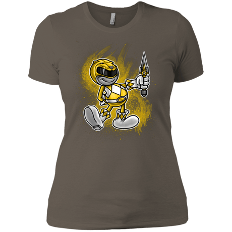 T-Shirts Warm Grey / X-Small Yellow Ranger Artwork Women's Premium T-Shirt