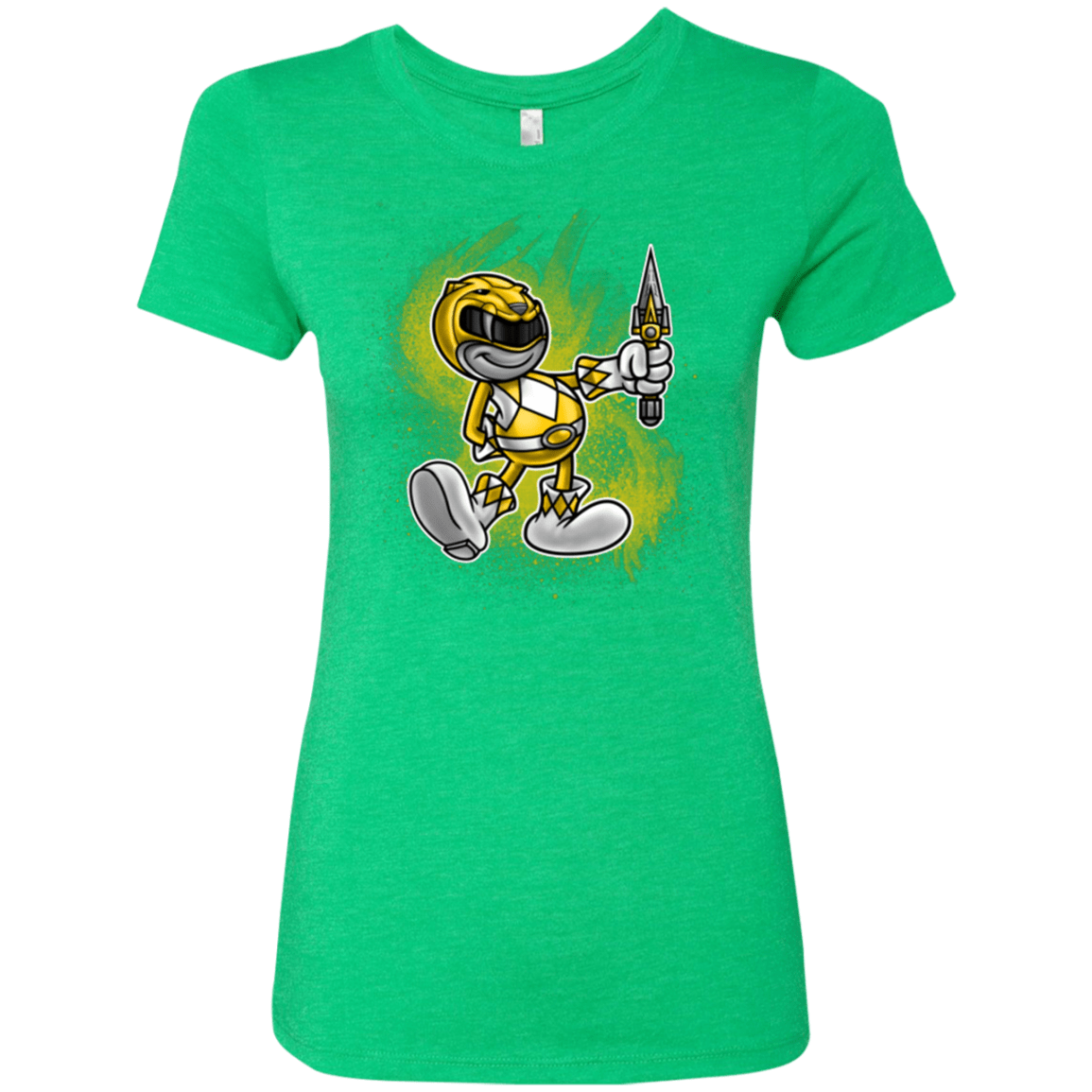 T-Shirts Envy / Small Yellow Ranger Artwork Women's Triblend T-Shirt